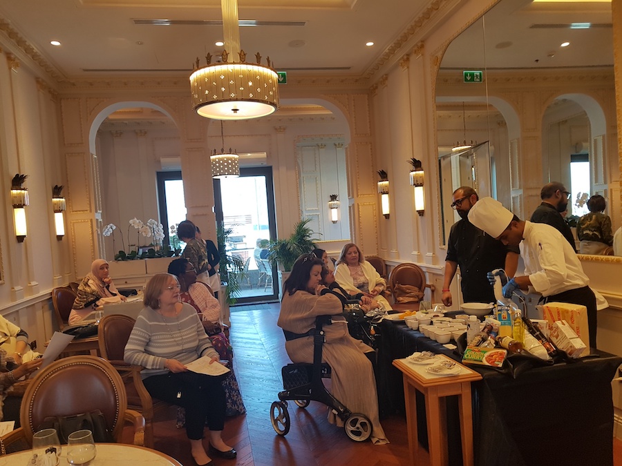 Bahrain Garden Club members’ meet for lunch at Angelina.