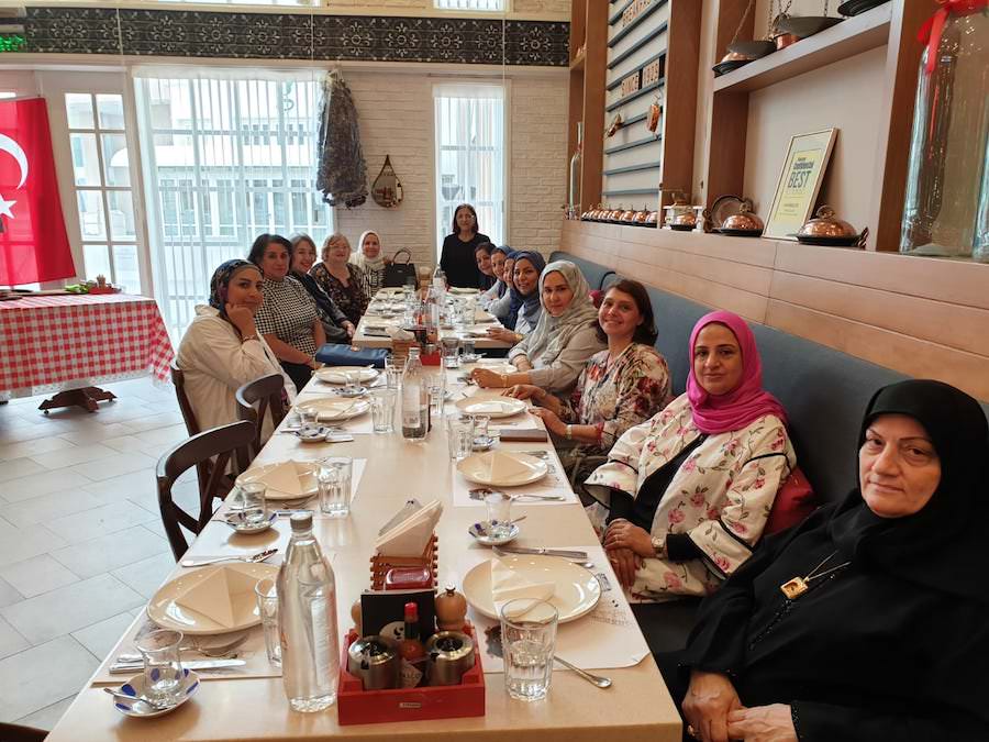 Bahrain Garden Club members’ gathering over a nice Turkish lunch.