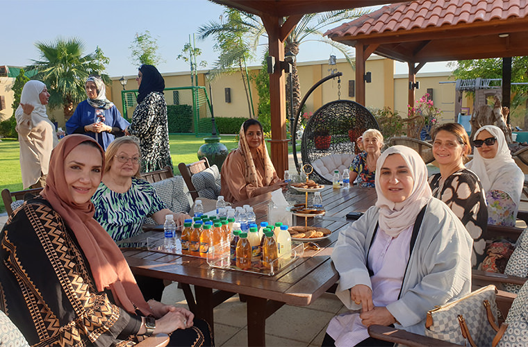 Visiting garden of Mr. Yasser Al-Wazzan