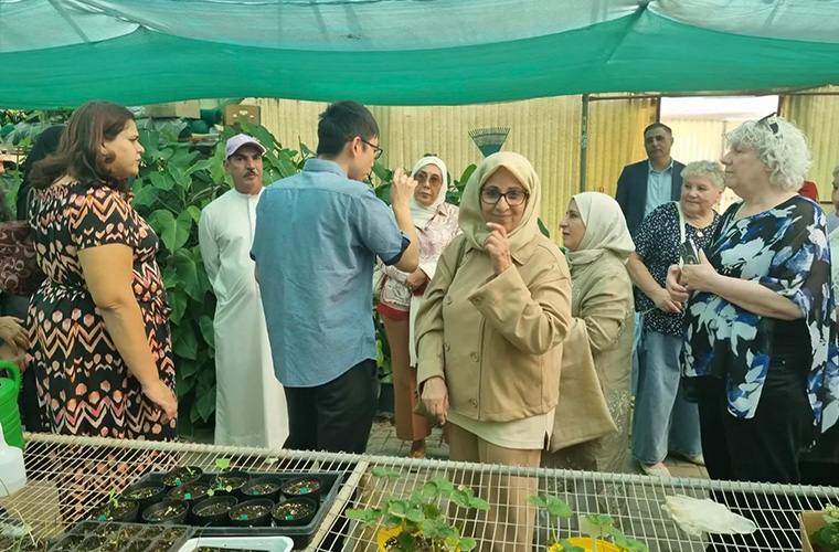Bahraingardenclub-Team-visit