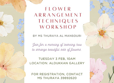 Flower Arrangement Techniques Workshop