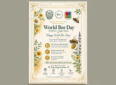 World Bee Day by Eng. Irina Averinos